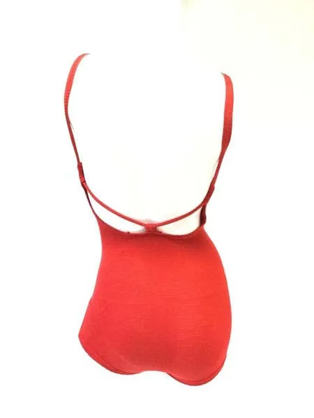 1930s Jantzen Red One Piece Swimsuit
