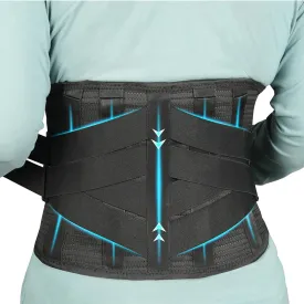 Back Brace for Lower Back Pain, for Men and Women, Superior Support Belt for Sciatica, Herniated Disc, and Scoliosis Relief - Breathable Lumbar Support for Work and Heavy Lifting