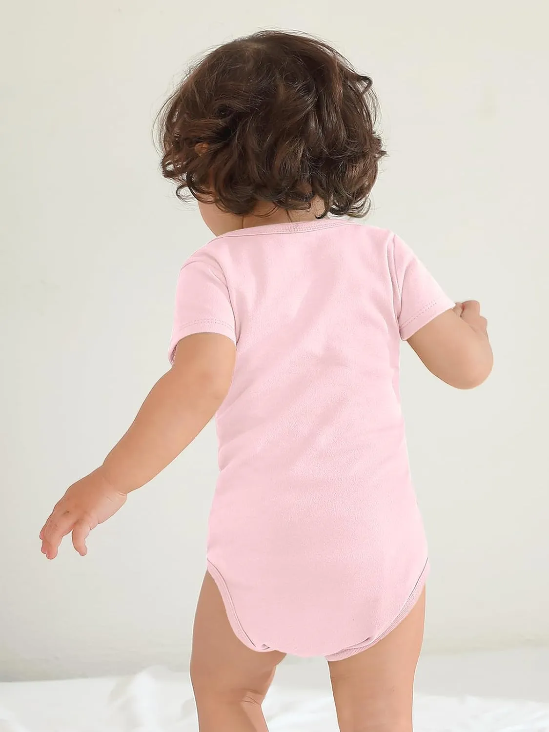 BesserBay Baby Happy Fathers Day Onesie Short Sleeves First Father's Day Outfit 0-12 Months