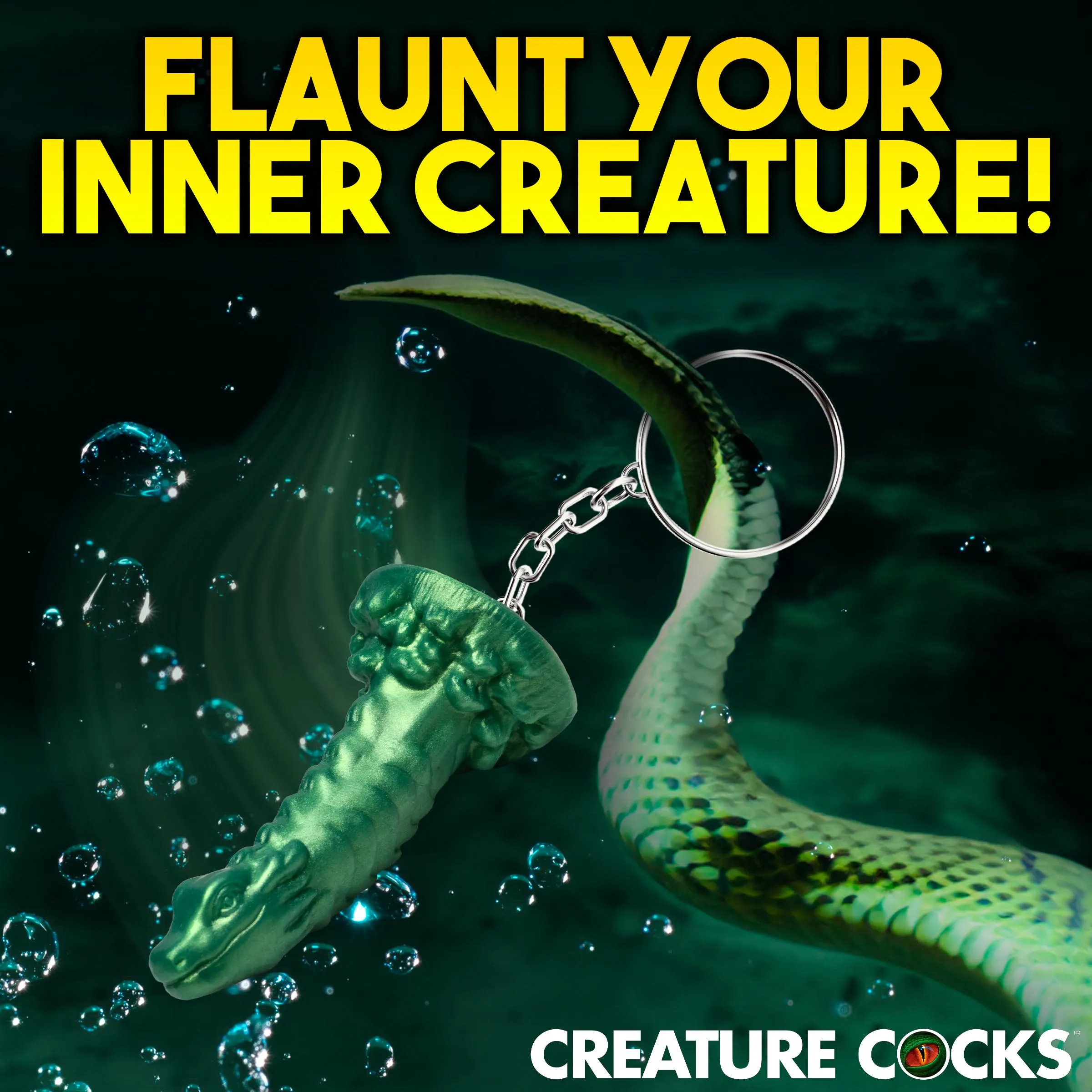 Cockness Monster Keychain