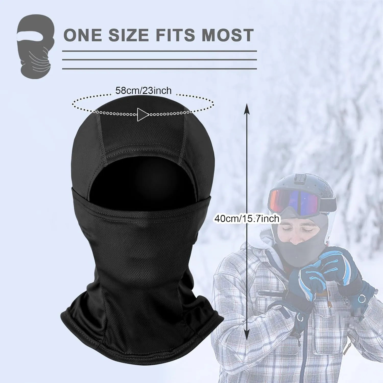 ELLEWIN Balaclava Neck Gaiter Summer