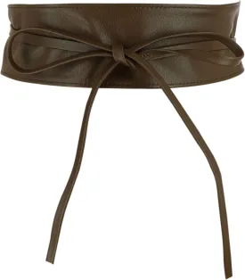 FASHIONGEN - Woman Italian leather Obi belt, CASSIANE