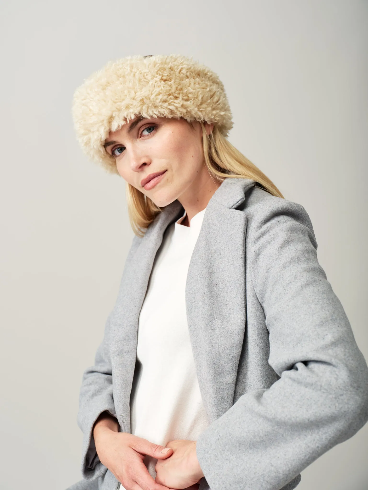 Faux Fur Huff Headband