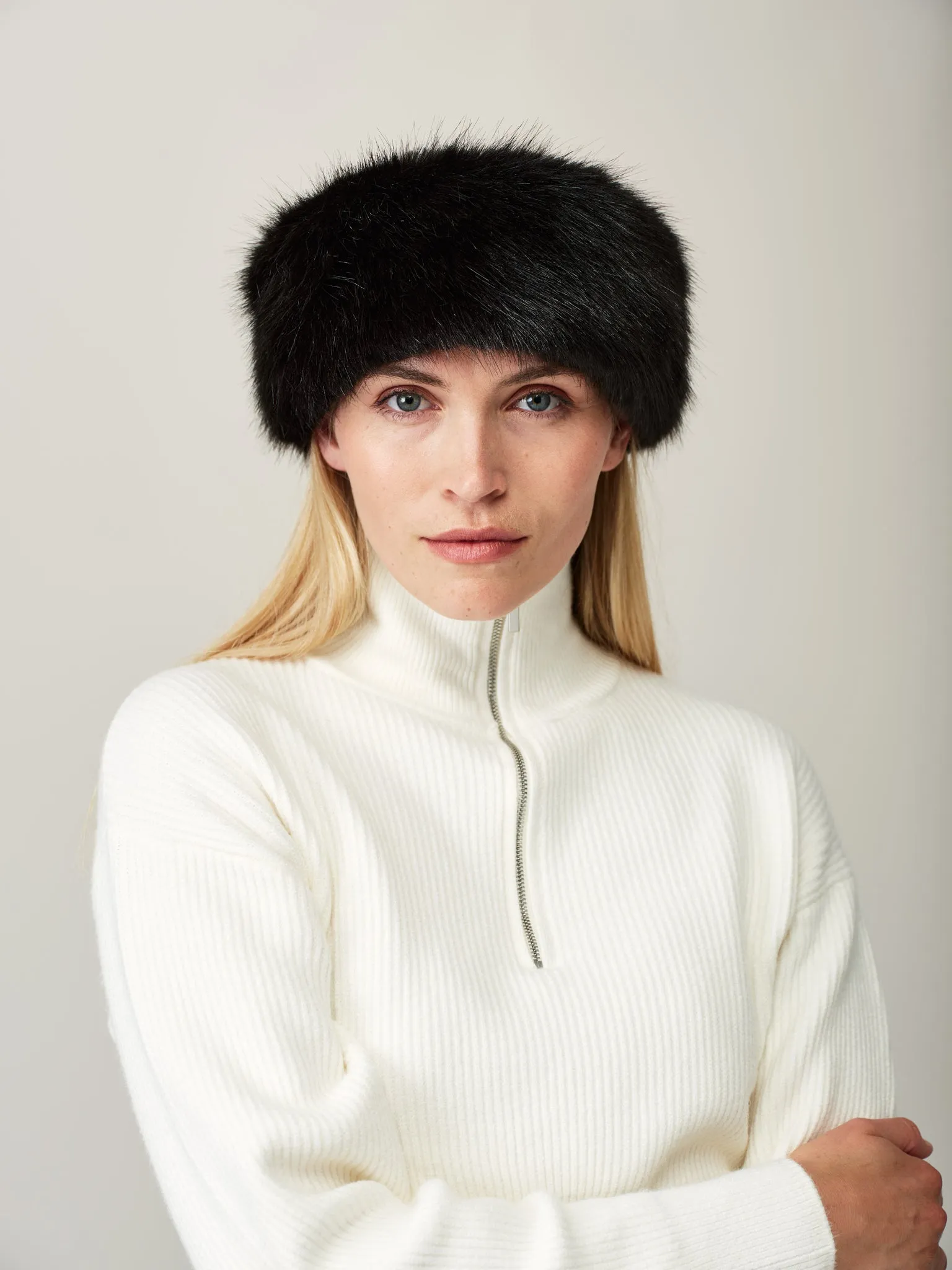 Faux Fur Huff Headband