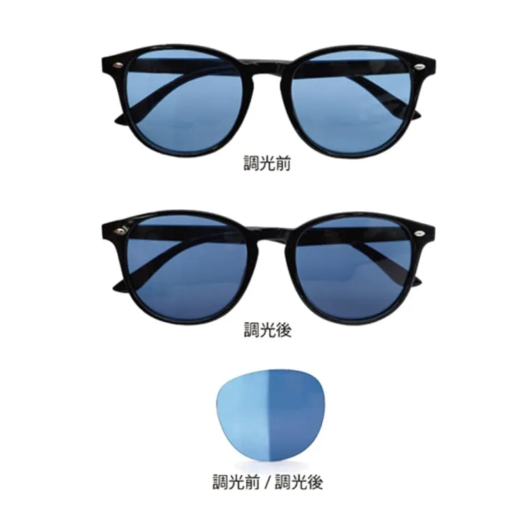 Fullon Sunglasses: FGL 005-3-BLK/BLU Mirror