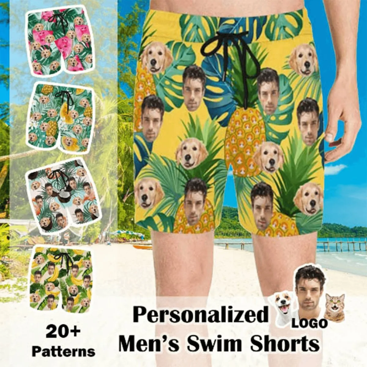 Hawaii - Custom Men's Swim Shorts - Personalized Short