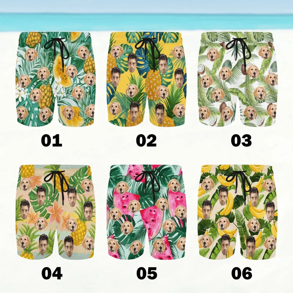 Hawaii - Custom Men's Swim Shorts - Personalized Short