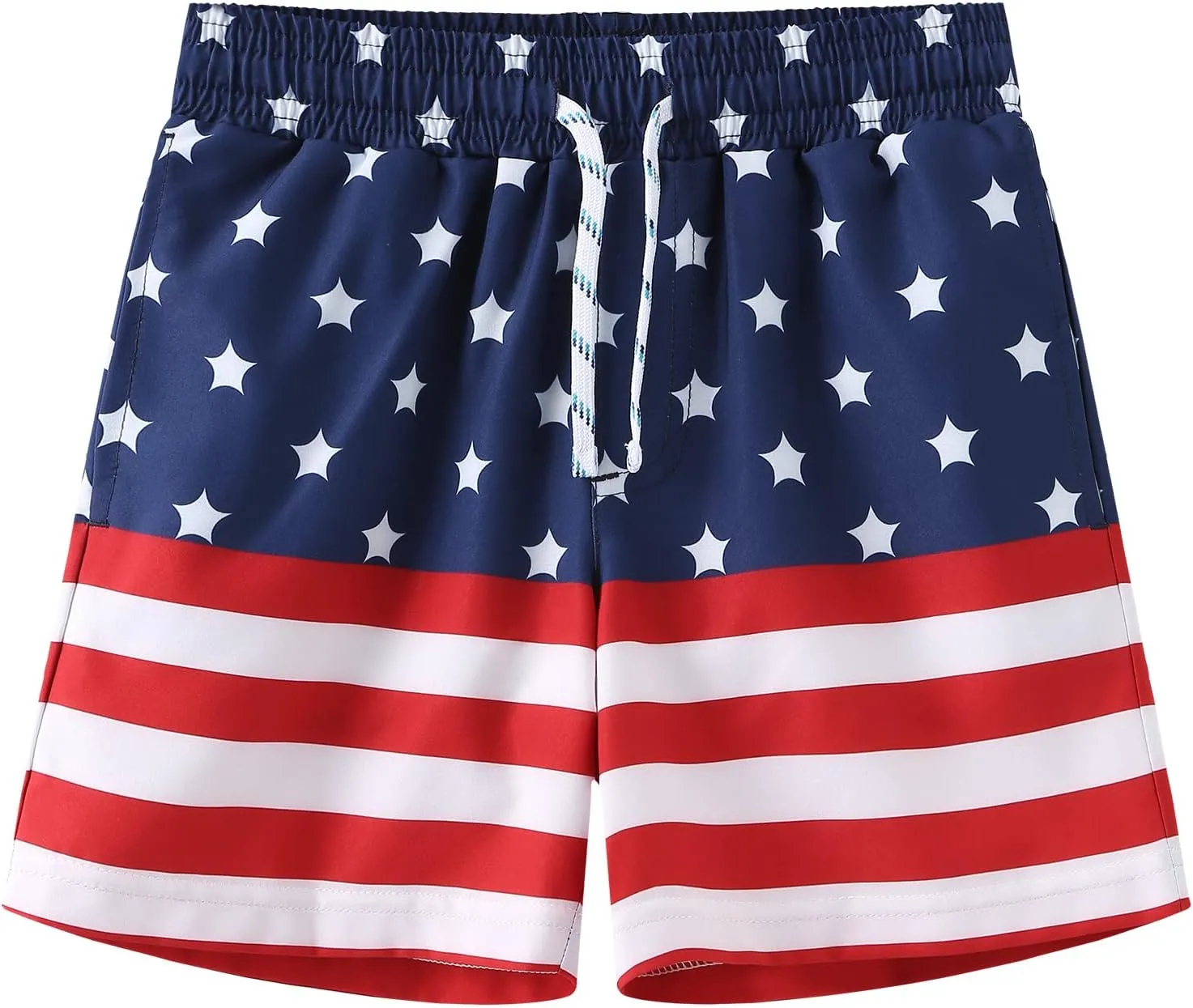HODOSPORTS Boys Swim Trunks Swimwear Bathing Suits Swim Shorts with Pockets