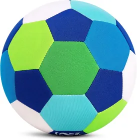 Indoor Soccer Ball Size 4 for Kids & Toddlers - Soft & Safe Soccer Ball, Includes Pump for Home and Yard Training - Fun Soccer Gift for Boys Girls