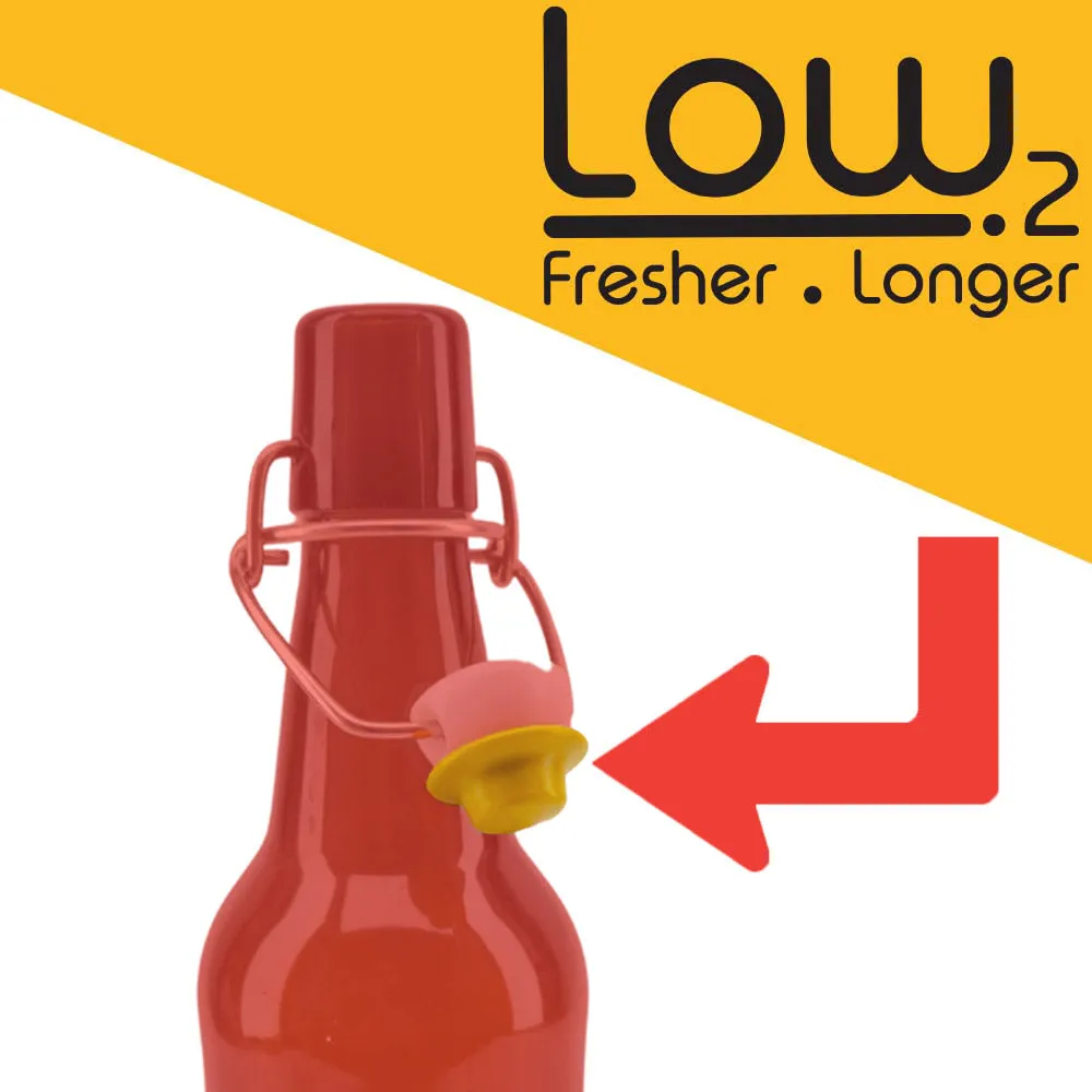 Low2 Swing Top Bottle Seal Caps (24 Pack)