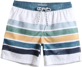 maamgic Mens Slim Fit Swim Shorts Swim Trunks 7 inch Quick Dry Mens Bathing Suits with Mesh Lining