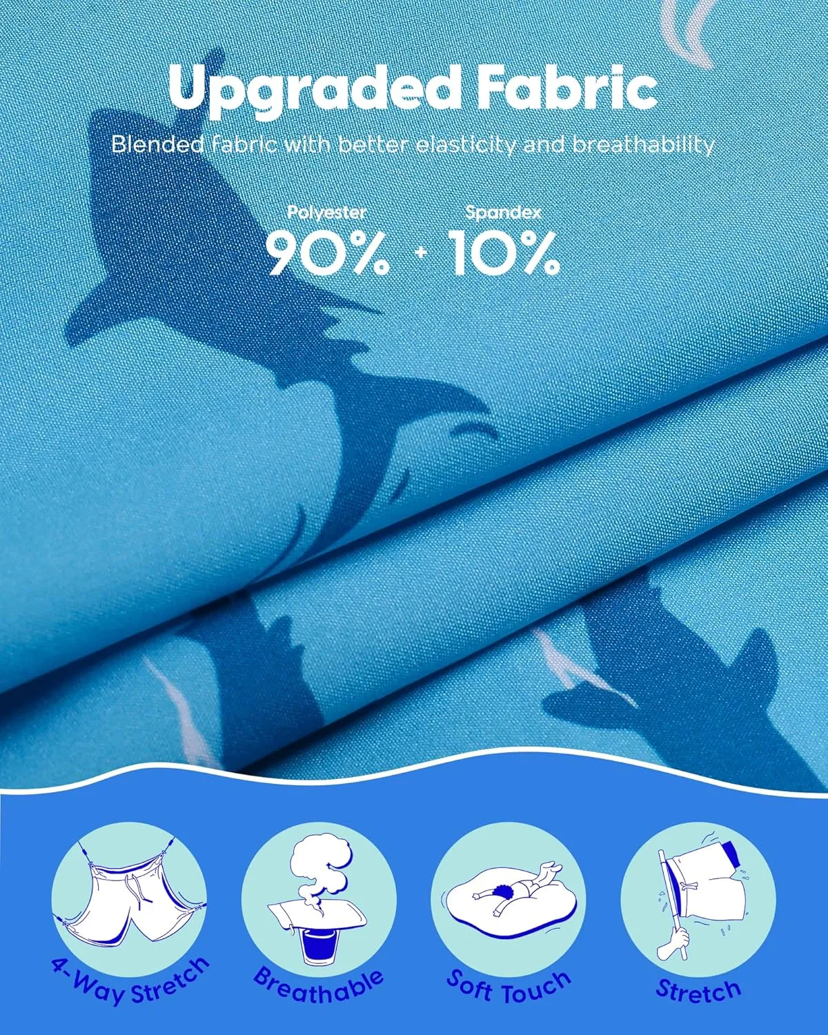 maamgic Mens Swim Trunks with Compression Liner 7" Bathing Suit Quick Dry Swimming Trunks for Men with Zipper Pockets