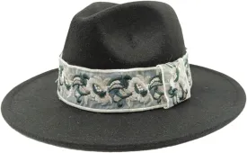 Men's Fedoras Hat Bow Ribbon Feather Accessories Jazz Hat Women's Hats Wide Brimmed Hats 47 M55-58cm