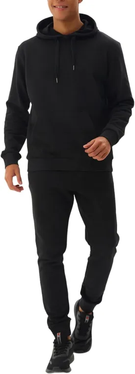Men's Tacksuit 2-Piece Active Set:Fleece Pullover Sweatshirt and Sweatpants,Jogging Sweatsuit Outfit