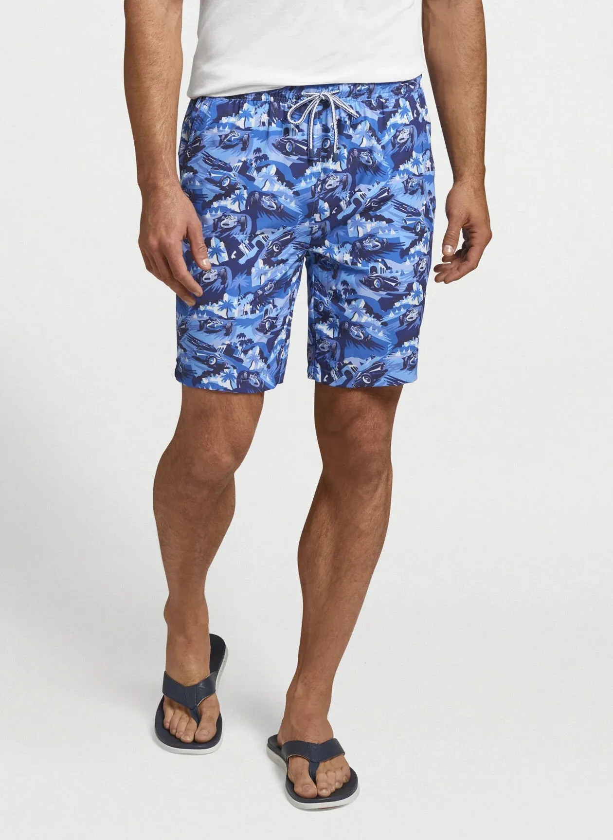 MONACO MADNESS SWIM TRUNK - ATLANTIC BLUE