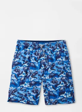 MONACO MADNESS SWIM TRUNK - ATLANTIC BLUE
