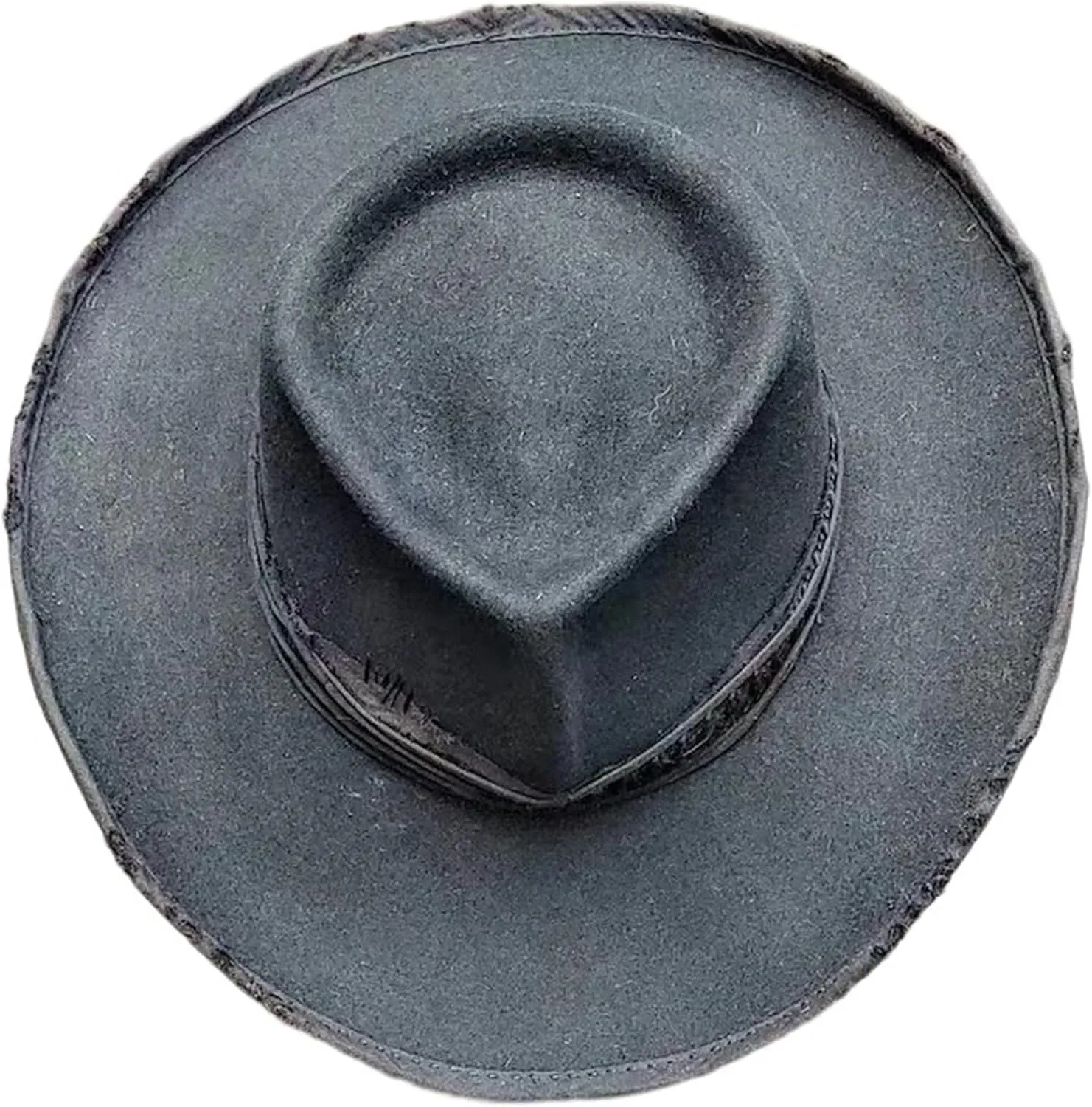 Old-Fashioned Wool Fedoras Top Hat for Travel Wide Brimmed Hat Western Top Hat for Boy Man Adults Top Hat