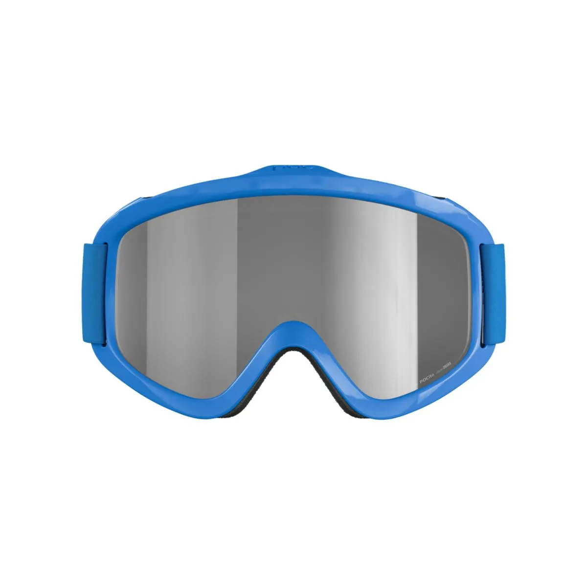 POC POCito Iris Kid's Ski Goggles Partly Sunny Silver Lens - Fluorescent Blue Frame
