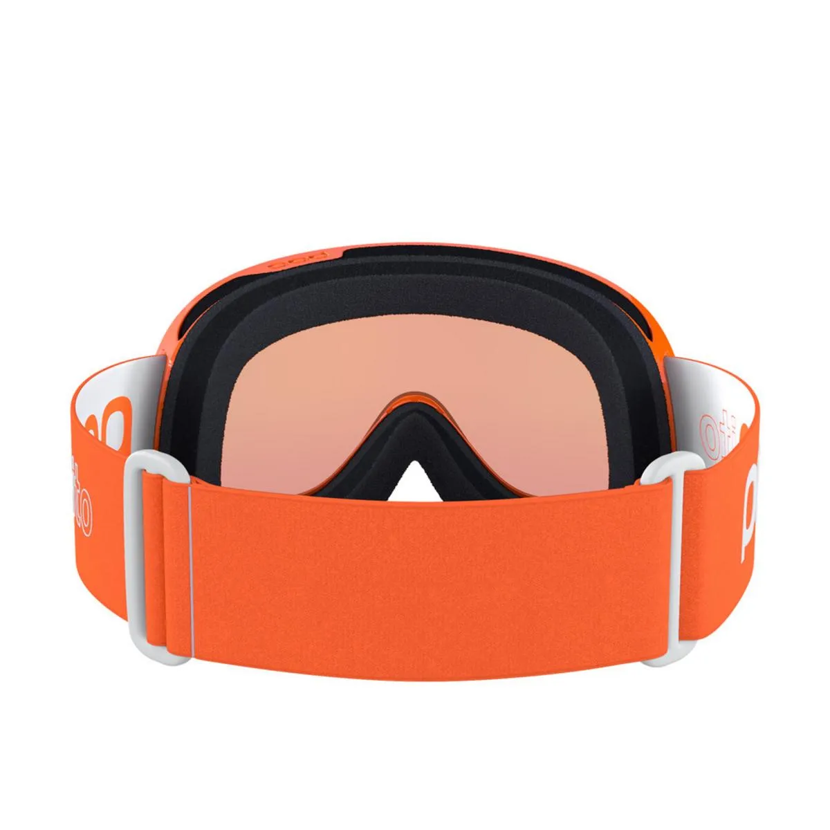 POC POCito Retina Kid's Ski Goggles Partly Sunny Light Orange Lens - Fluorescent Orange Frame