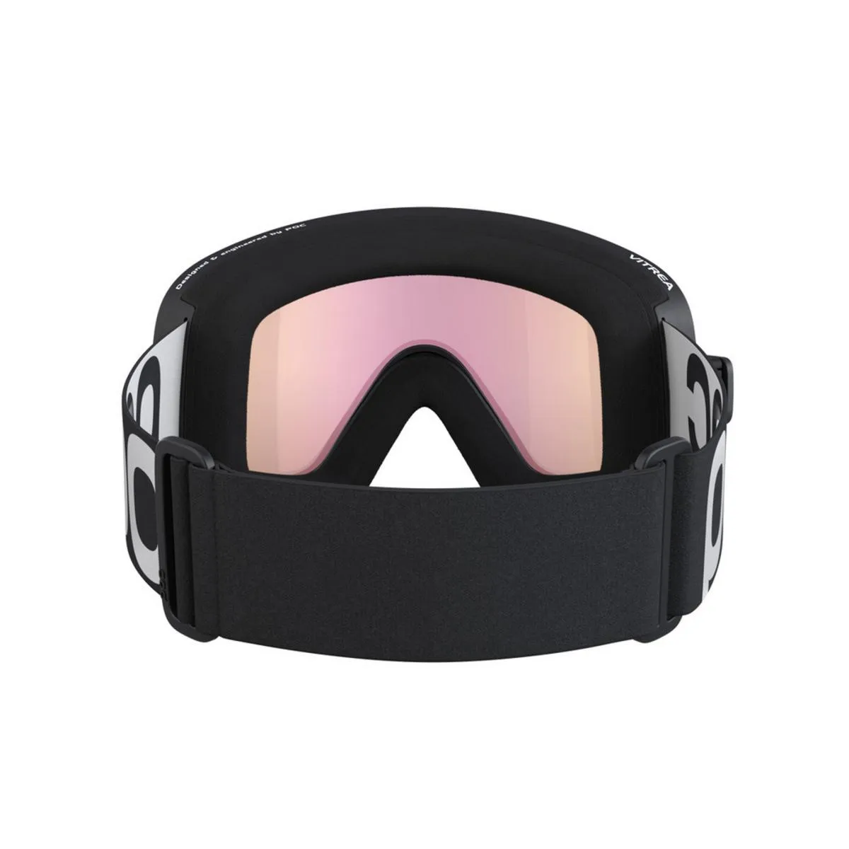 POC Vitrea Ski Goggles Partly Sunny Orange Lens - Uranium Black Frame