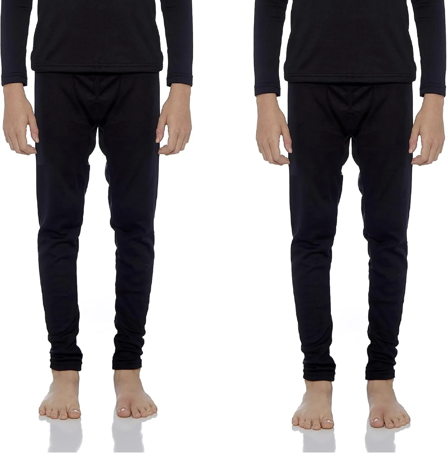 Rocky Boy's Thermal Bottoms Long Johns Fleece Lined Base Layer Pants Insulated for Outdoor Ski Warmth/Extreme Cold Pajamas