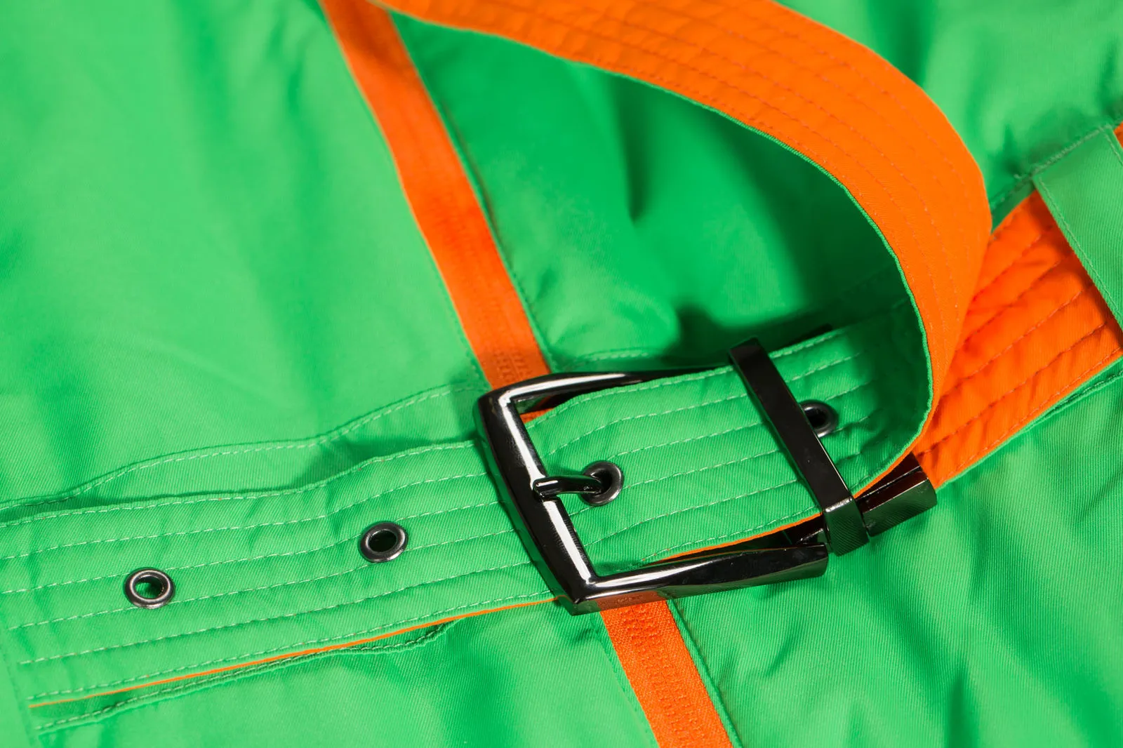 Snowsuits Gletsjer Guy onesie skipak groen/oranje heren