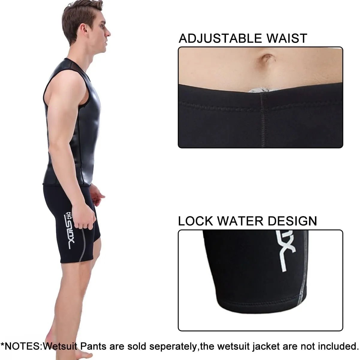Wetsuit Shorts Pants Men Women 1.5mm Neoprene Shorts for Swimming Surfing Snorkeling Diving