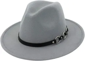 Wide Brim Fedora Hats for Women Men Two Tone Dress Hat Panama Hat in Two Audlt Size