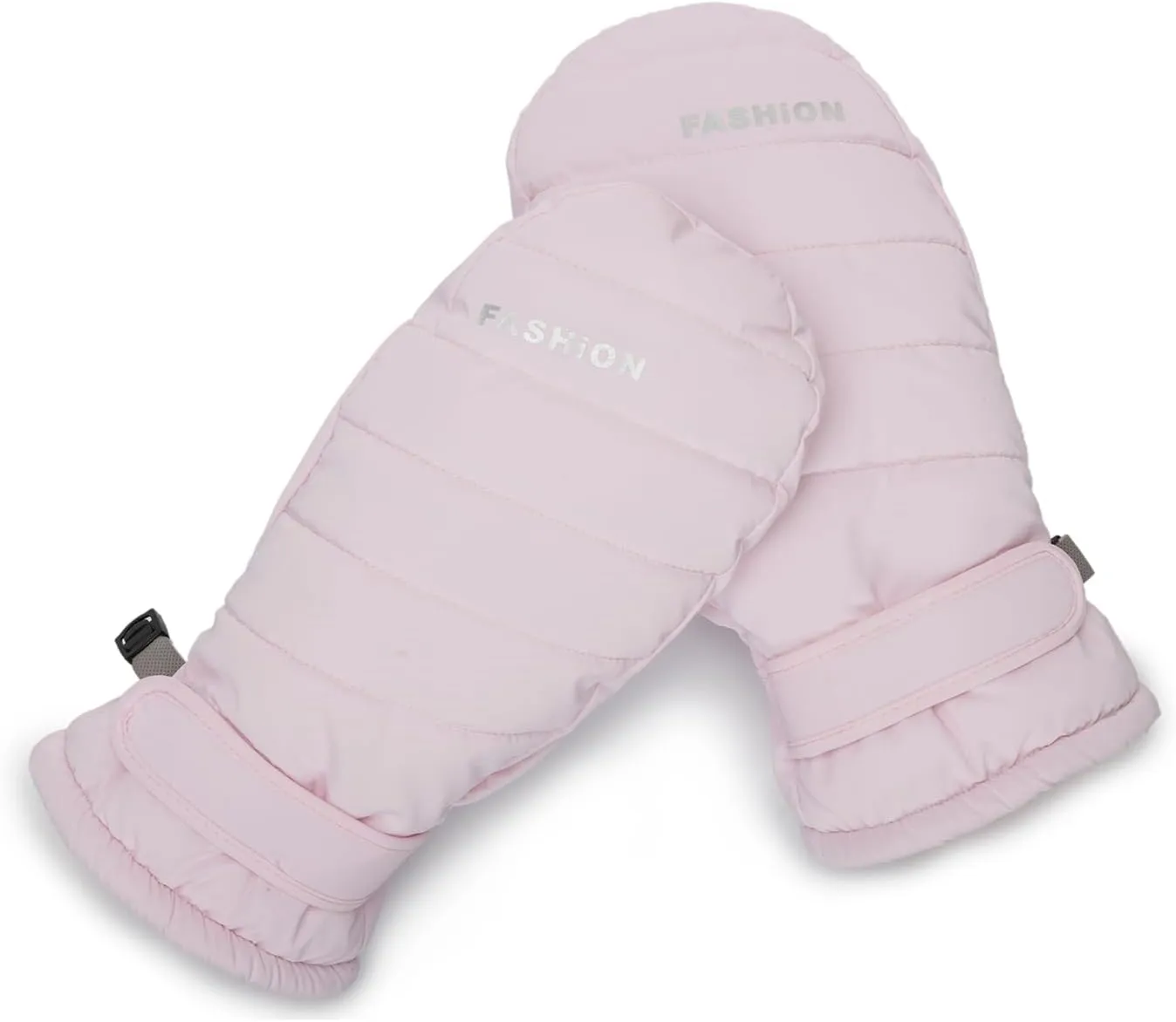 Women Winter Cold Weather Mittens Warm Protective - Fingerless Ski Gloves Sherpa Fleece Lined Gloves