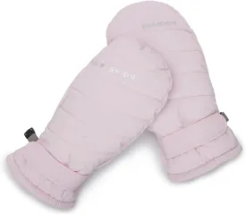 Women Winter Cold Weather Mittens Warm Protective - Fingerless Ski Gloves Sherpa Fleece Lined Gloves